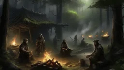 In this mysterious chapter, an atmosphere of suspense and dread prevails over the village adjacent to the dense forest. People sit around barbecue fires on warm nights, chattering and whispering spreading among them with every breeze that carries with it the secrets of this hidden world. The people speak with tongues full of anticipation and fear about the presence of jinn in the depths of the forest, jinn who have appeared to many but have not yet been seen. Spooky stories circulate about enco