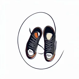 Logotipo para marca Sneakers com nome "West Kicks", vector