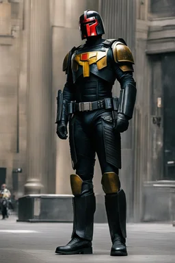 Judge Dredd: This body finds pleasure in his movement wish to walk with my head so high my shoulders back bum carefully encasing the head of my femur, wish my body to move like my trainer's.