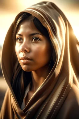 Digital art, high quality, digital masterpiece, natural illumination, spotlight, realistic, film style, beautiful, (1 beautiful peruvian young girl walking, waearing a peruvian poncho:3), (cute femenine face:1.8), (sexy eyes:1), tan skin, (Peruvian poncho:3), (Under the Sun:1.2), (Inca temple:1.2), (Inca terraces:1.5)