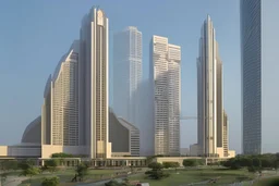 Unique building design for central bank of India. Make it world's tallest building