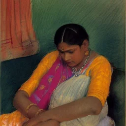 Indian woman Mary Cassatt