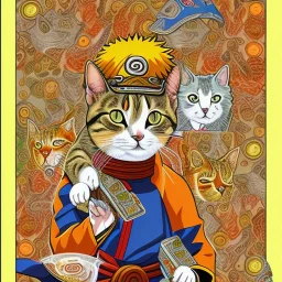 cat, detailed, pattern, manga, "naruto", Masashi Kishimoto, anime, ninja, jujitsu