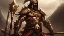 محارب لديه كاريزما وشكله مهيب