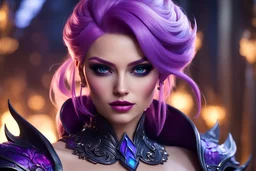 evelynn in 8k live action artstyle, close picture, intricate details, highly detailed, high details, detailed portrait, masterpiece,ultra detailed, ultra quality
