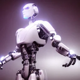 cybernetic robot, 3d ambient,3d depth, neon light,incredible, realistic, incrate detail, unreal engine