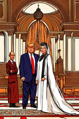 Queen Batoul loved change and innovation, so she decided to bring together the most controversial and beautiful people in her palace. So she asked her royal clerk to search for the best presidents in the world and invite them to her palace for consultation. Its royal clerk was a hard-working and intelligent person, so Afzal found President Trump, Recep Tayyip Erdogan, Russian President Vladimir Putin, and French President John McCann, sent them letters and met with them in the tent garden.