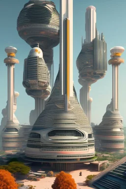 Modern futuristic Delhi Capital Region in 2100