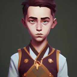 Portrait of a magical kid by Nick Harris