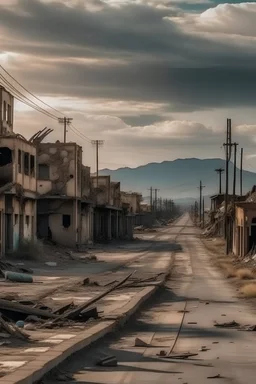 apocalyptic landscape in the city of tres arroyos republica argentina