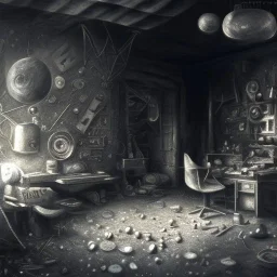 Poppin pills at moonrise worldwar 4? Realistisk pencil painting