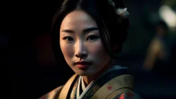 portrait geisha photo 4k