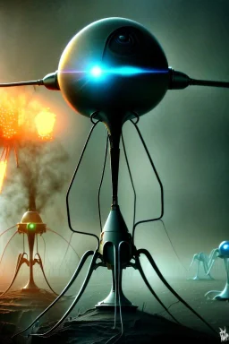 alien, War of the worlds, 8k, finely detailed, photo realistic.