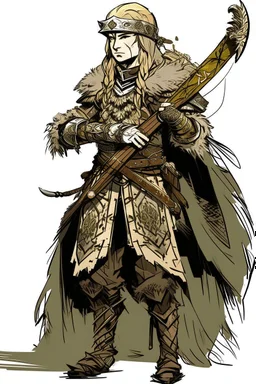 Girl Archer concept art