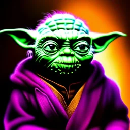 Ultra detailed fullbody Portrait in oil on canvas of a yoda merges Thanos ,extremely detailed digital painting, extremely detailed face,crystal clear Big eyes, mystical colors ,perfectly centered image, perfect composition, rim light, beautiful lighting,masterpiece,8k, stunning scene, raytracing, anatomically correct, in the style of robert e howard and Ken Kelley and Ohrai Noriyoshi and Simon Bisley and tomzj1