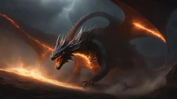 a dragon emerging from the black hole gargantua. exquisite realism, a masterpiece, fantasy concept art, dynamic lighting, intricately detailed, deep color, Unreal Engine, volumetric lighting, Epic cinematic brilliant stunning intricate meticulously detailed dramatic atmospheric maximalist digital matte painting.