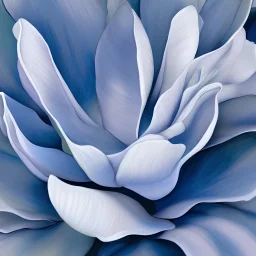 magnolia, hyper detailed, blue ripples