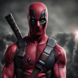 deadpool with only mask
