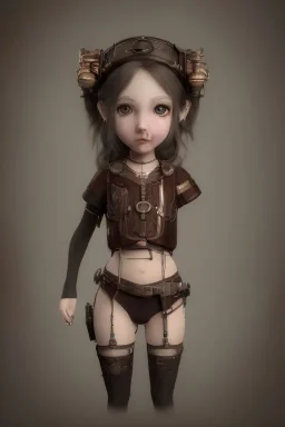 steampunk girl end solitary cute darkness sad