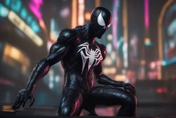 symbiote in 8k 80s anime drawing, joker model, neon lights, intricate details, highly detailed, high details, detailed portrait, masterpiece,ultra detailed, ultra quality