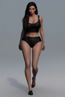 full body, Kim Kardashian, identify face, animal skin clothing , big busty ,8k quality