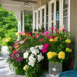 flower porch