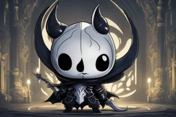 Chibi Hollow knight venom in 8k solo leveling shadow artstyle, in the style of fairy academia, hollow knight them, mask, close picture, neon lights, intricate details, highly detailed, high details, detailed portrait, masterpiece,ultra detailed, ultra quality