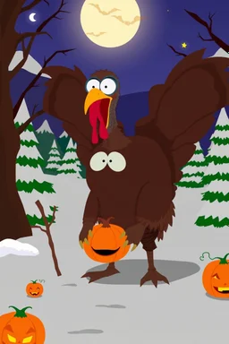 South Park Halloween episode about the giant horror turkey goblin