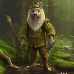 merlin in swamp