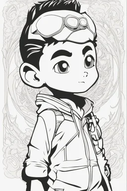 out line art of DOCTAT STRANGEsuper HIRO colouring pages with white background ,skech style ,full body. only use outline,mandala style,clean line art,white background,no shadow and clear and well outlined