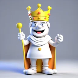 King cheerful 3D