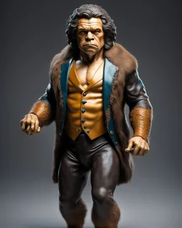 Beethoven como Hombre de Neandertal moderno, calidad ultra, full body, hiperdetallado, colores complementarios