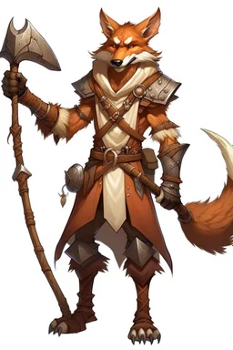 brown fox humanoid barbarian sorcerer dnd