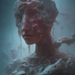 superhero, woman, photographer. oil on canvas, volumetric lighting, beksinski