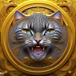 3d cute cats, beautiful rich, detailed yin and yang symbol, shiny, intricate, gorgeous, ultrafine detail, hyperrealism, trending , sharp focus, intricate details, highly detailed, glowing, glitter, complementary colours