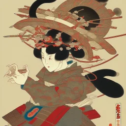 shogun,ukiyoe style