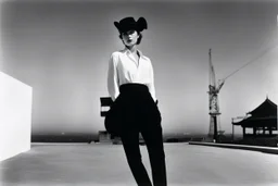 haiku high res photo by Helmut Newton
