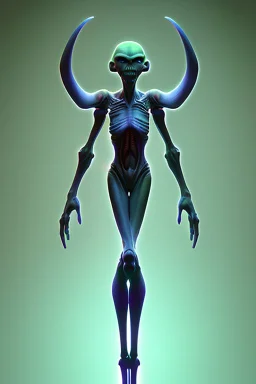 Draugr Alien,Pixar,Concept art,3D digital art, central 3D shading,bright colored background,radial gradient background,cinematic,Reimagined by industrial light and magic