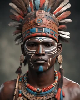 aztec male warrior from giriama bloodline of kenya