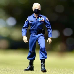 G.i. Joe Biden toy doll airforce flightsuit face hair sunglasses with black boots full body in package 2020