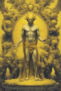 yellow god of ballance inhumane