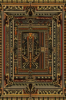 Carpet design in the Pharaonic style