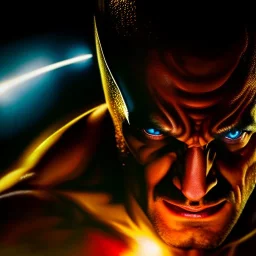 Ultra detailed fullbody Portrait in oil on canvas of X-Men Nightcrawler merges with Black Adam ,intense stare,extremely detailed digital painting, extremely detailed face,crystal clear Big eyes, mystical colors ,perfectly centered image, perfect composition, rim light, beautiful lighting,masterpiece,8k, stunning scene, raytracing, anatomically correct, in the style of robert e howard and Ken Kelley and Ohrai Noriyoshi and Simon Bisley and tomzj1