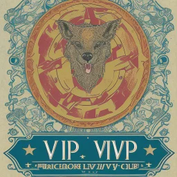 placa rosa vip de un club