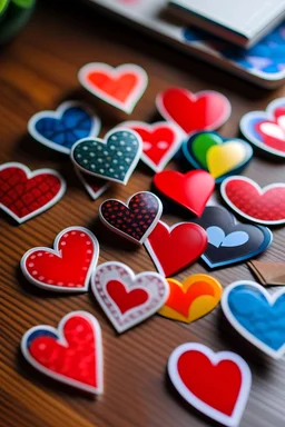 heart stickers