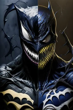 A mix between venom and batman