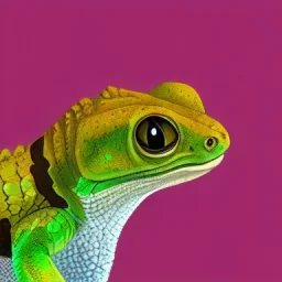 a gecko portrait