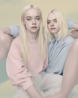 Composition billie eilish with elle fanning