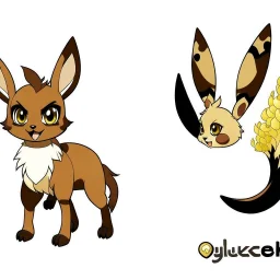 Create an eeveelution with ground/rock-like features on its body