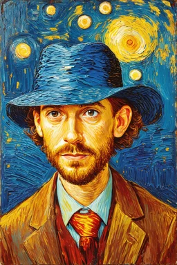 blind to the obvious contrast between the institution’s stated purpose and its actual result; in the style of Van Gogh; lowbrow